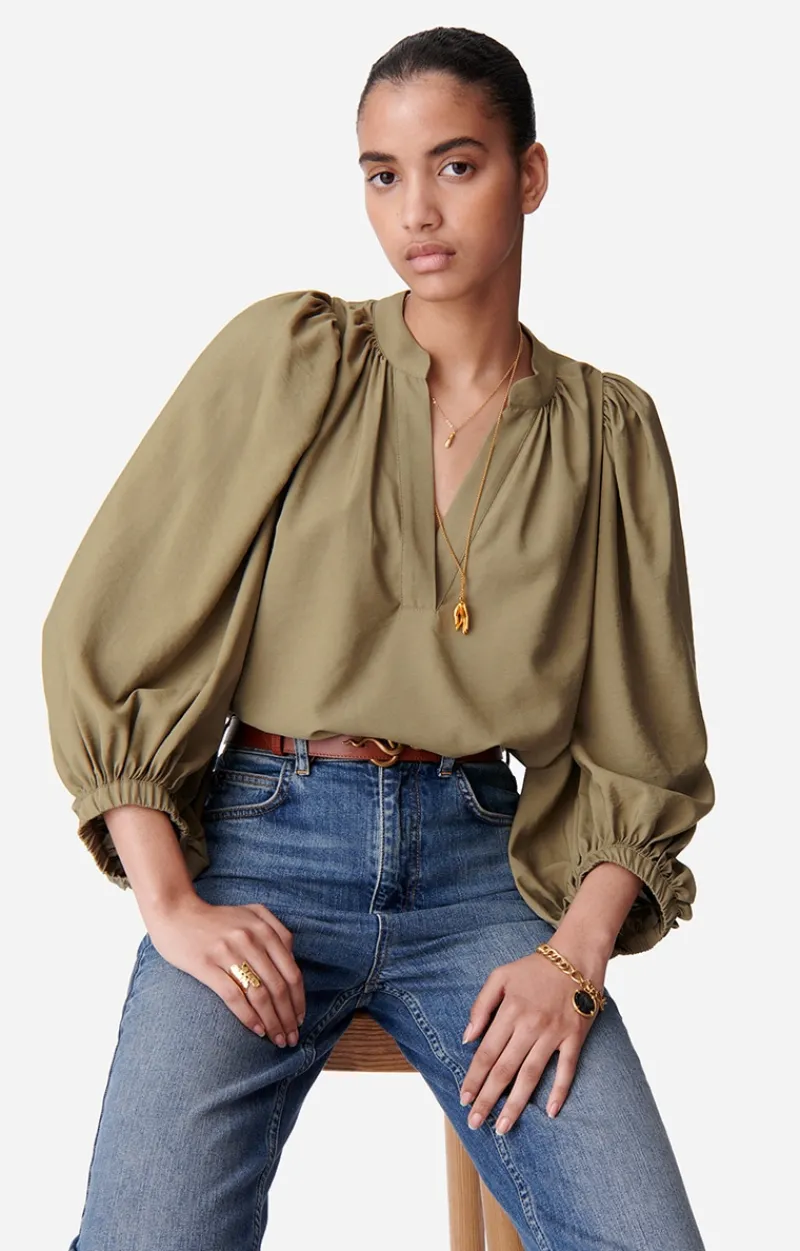 Vanessa Bruno Blouse Bell En Viscose Mélangée^ Chemises & Tops