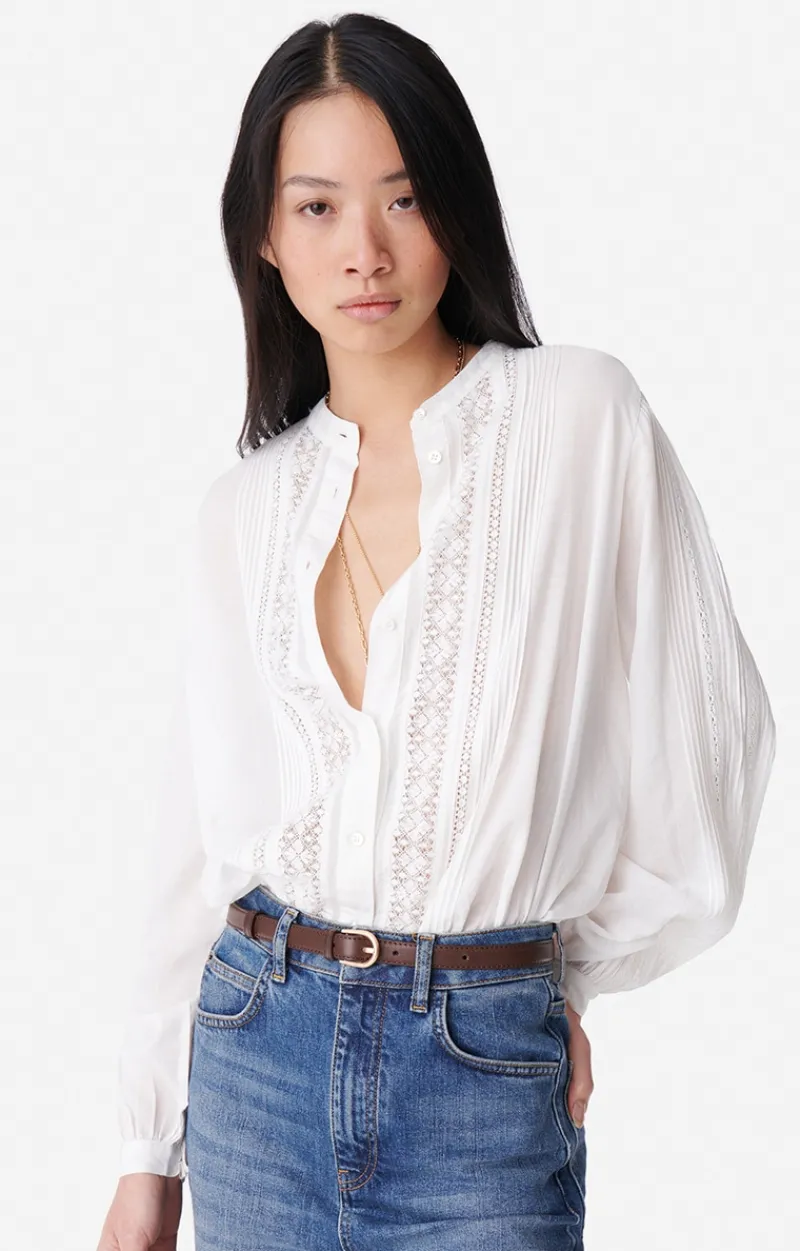 Vanessa Bruno Blouse Coco En Viscose et Coton^ Chemises & Tops