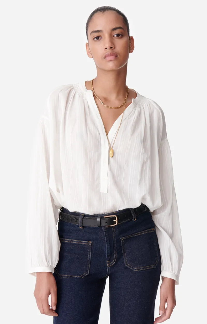 Vanessa Bruno Blouse Nipoa EN VISCOSE ET COTON^ Chemises & Tops