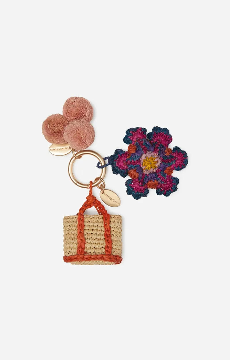 Vanessa Bruno Charm Dahlia 100% Raphia^ Charms & Porte-clés