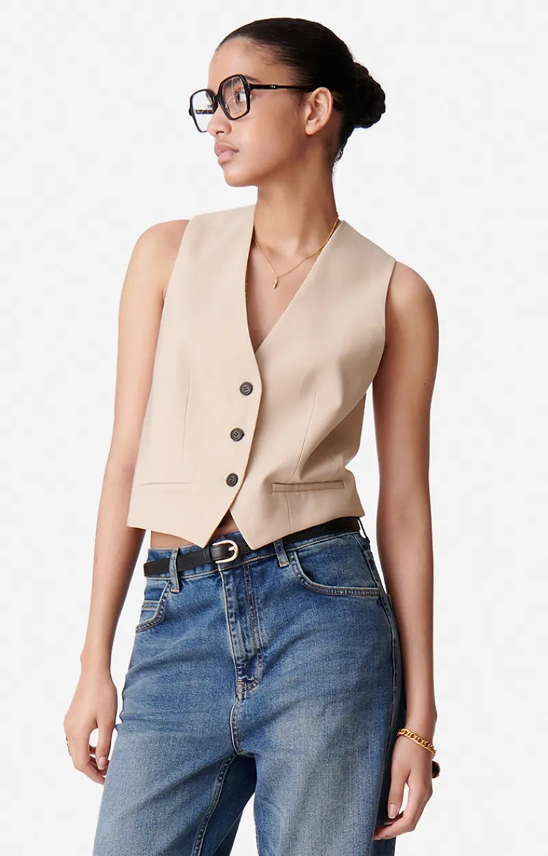 Vanessa Bruno Gilet De Costume Benson En Viscose Mélangée^ Chemises & Tops