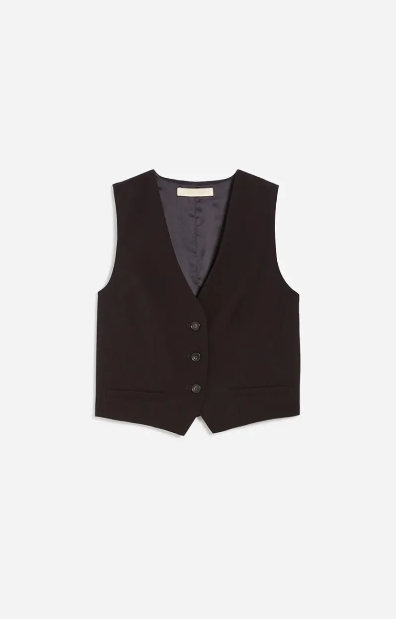 Vanessa Bruno Gilet De Costume Benson En Viscose Mélangée^ Chemises & Tops