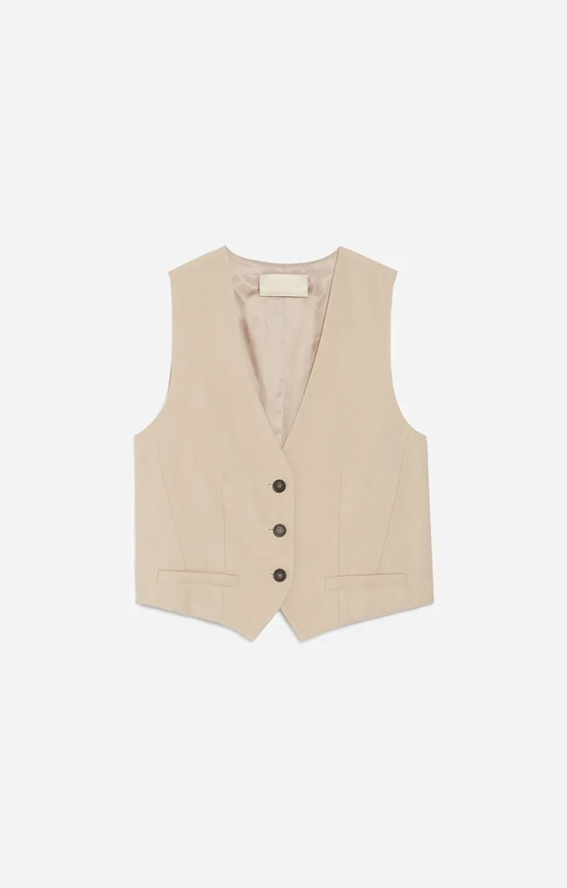 Vanessa Bruno Gilet De Costume Benson En Viscose Mélangée^ Chemises & Tops