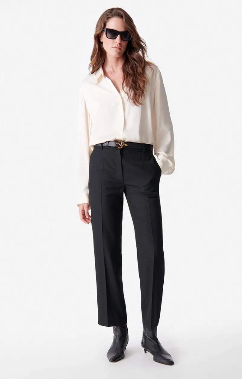 Vanessa Bruno Pantalon Dandy En Viscose Mélangée^ Pantalons