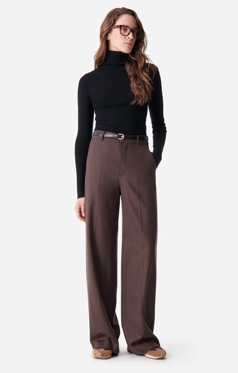 Vanessa Bruno Pantalon Dulce En Laine Mélangée^ Pantalons