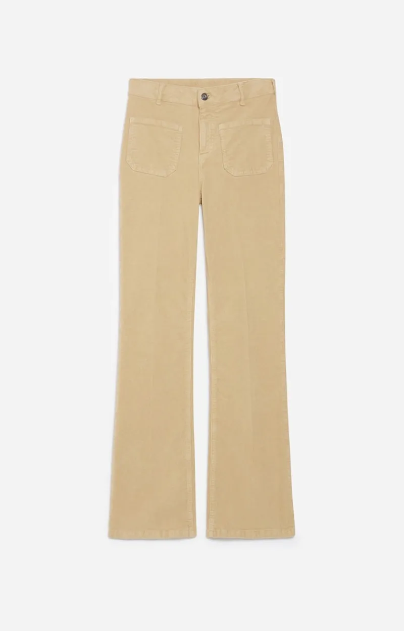 Vanessa Bruno Pantalon Flare Dompay En Coton Mélangé^ Pantalons