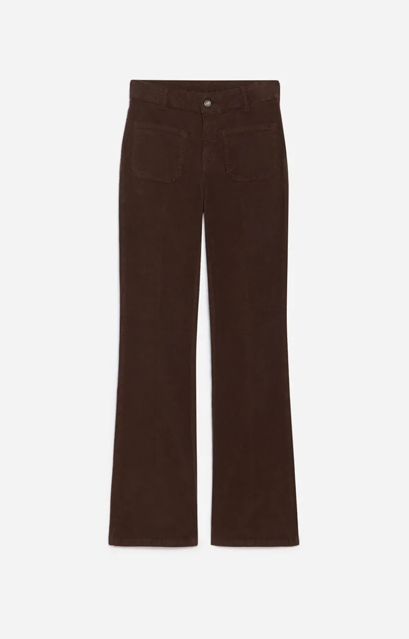 Vanessa Bruno Pantalon Flare Dompay En Coton Mélangé^ Pantalons